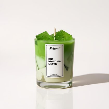 El Yapımı Ice Matcha Latte Kokulu Mum