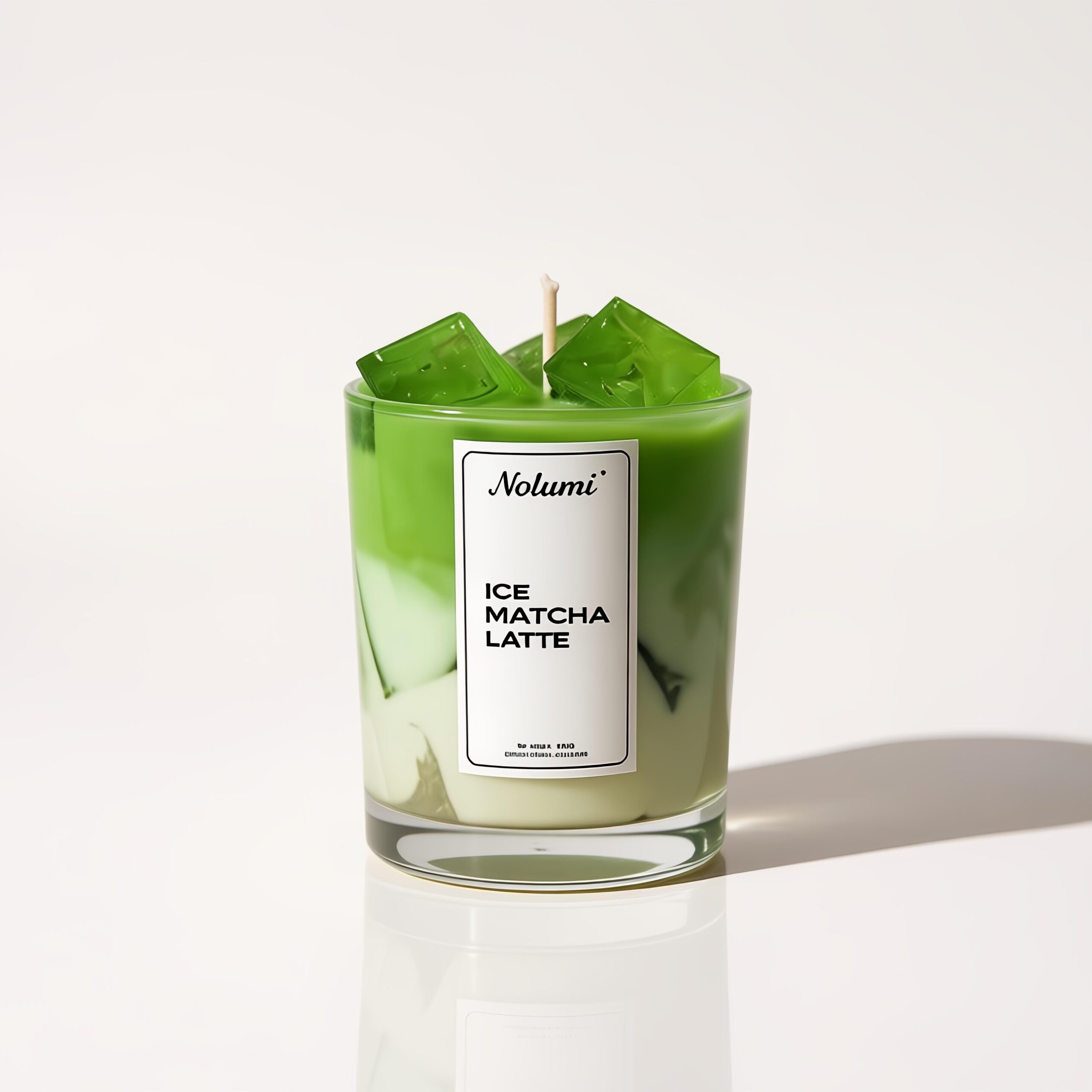 El Yapımı Ice Matcha Latte Kokulu Mum