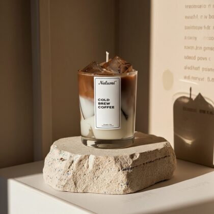 El Yapımı Cold Brew Kahve Kokulu Mum