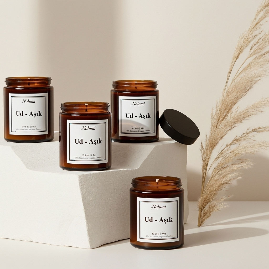 Nolumi el yapımı kokulu mum koleksiyonu