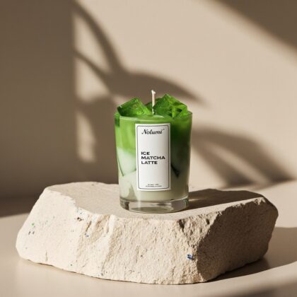 El Yapımı Ice Matcha Latte Kokulu Mum