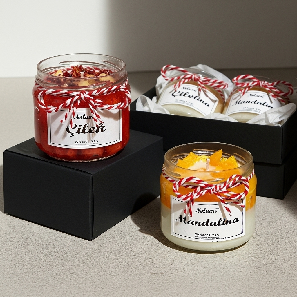 El Yapımı Kokulu Mumlar