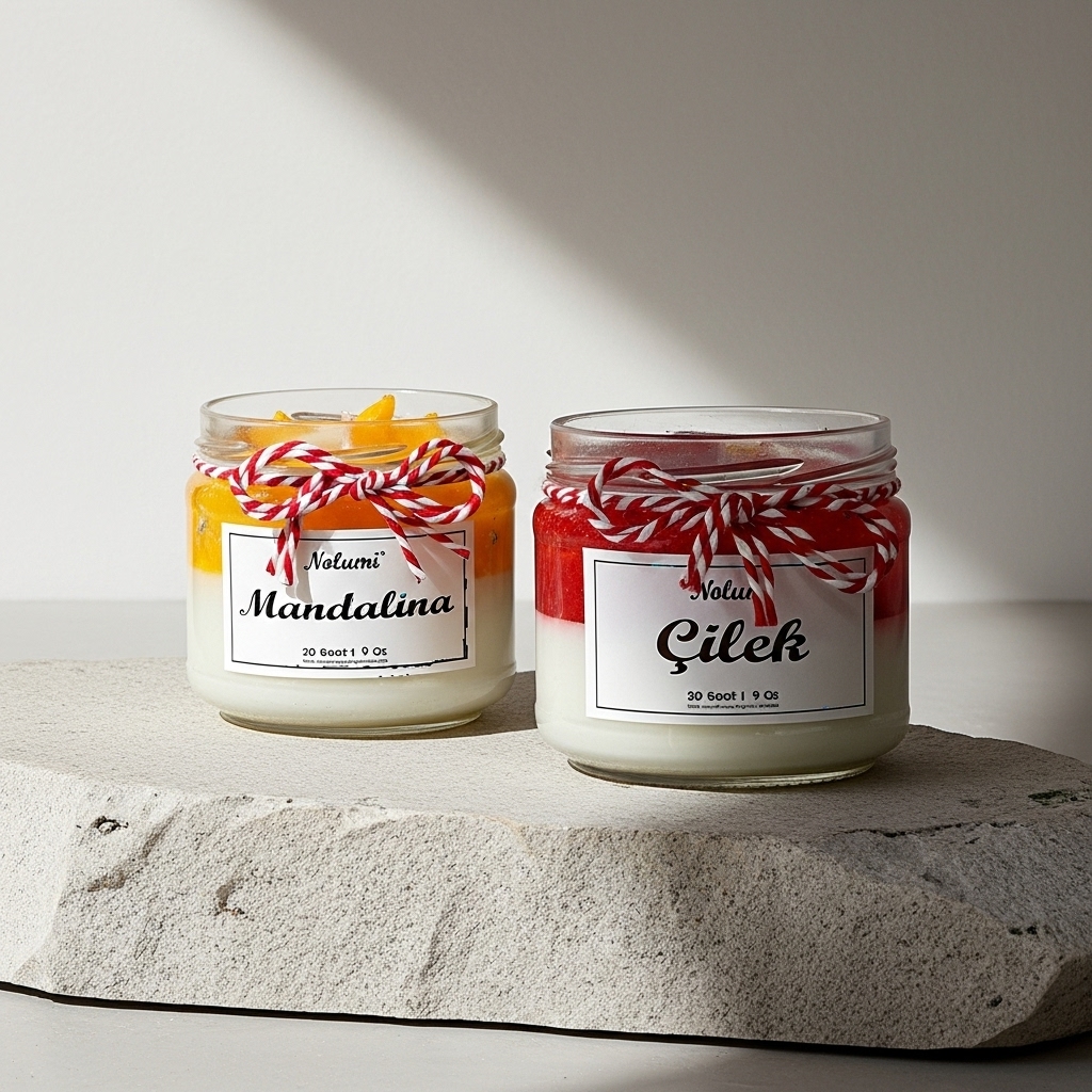 El Yapımı Kokulu Mumlar Koleksiyonu